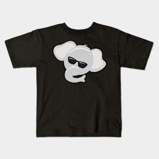 Cool Elephant Face Kids T-Shirt